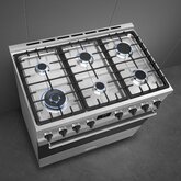 SMEG B91GMXNLK2 Classici Esthetisch Fornuis met Gas Kookplaat 6