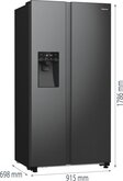 Hisense RS5P535NTFE Side-by-Side Koelkast 5
