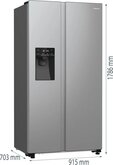 Hisense RS5P535NPCE Side-by-Side Koelkast 6