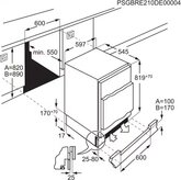 AEG OAB6I82EF Onderbouw Vriezer 2