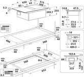 Whirlpool WVH 1065B Inbouw Inductiekookplaat 2
