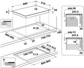 Whirlpool WTX8017DCF2 Inbouw Inductiekookplaat 2