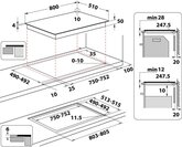 Whirlpool WTX8015DCF Inbouw Inductiekookplaat  2