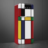 SMEG FAB28RDMC6 Koelkast 50's Style - Multicolor 2