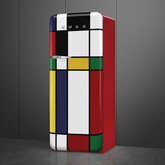 SMEG FAB28RDMC6 Koelkast 50's Style - Multicolor 3