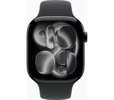 Apple Watch Series 11 GPS 46mm Aluminum Case Band M/L Jet Black 2