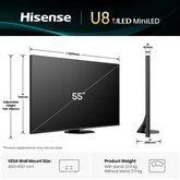 Hisense 55U8Q TV (2025) 3