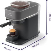 Philips BAR303/60 Baristina Espresso Koffiemachine - Zwart met Baristina Melkopschuimer Bundel  6