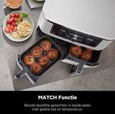 Ninja AF400EUWH Foodi MAX Dual Zone Airfryer - Wit 11