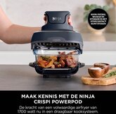 Ninja FN101EUGY CRISPi 4-in-1 Airfryer - Antraciet 10