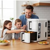 Ninja SL400EUWH Double Stack XL 2-Drawer Airfryer - Wit 9