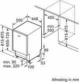 BOSCH SPV4EMX17E Serie 4 Inbouw Vaatwasser 2