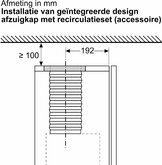 BOSCH DWZ1IB1I6 Clean Air Recirculatiekit 2
