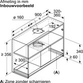 BOSCH DBB93BC60 Serie 2 Geïntegreerde Blokdesign Schouwkap 2