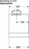BOSCH DBB93BC60 Serie 2 Geïntegreerde Blokdesign Schouwkap 9