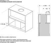 Siemens LJ85BCC60 iQ300 Geïntegreerde Blokdesign Schouwkap 12