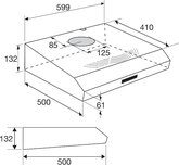 ATAG WO60211BM Onderbouw Afzuigkap 2