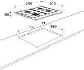 ETNA KG859RVSA Inbouw Gaskookplaat 2