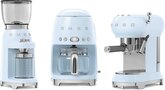 SMEG CGF11PBEU Koffiemolen 50's Style - Pastel Blauw 6