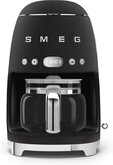 SMEG DCF02BLMEU 50's Style Koffiemachine - Filterkoffie - Mat Zwart 1