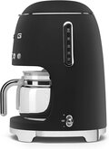SMEG DCF02BLMEU 50's Style Koffiemachine - Filterkoffie - Mat Zwart 2
