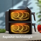 Philips NA462/70 4000 Serie Gestapelde Airfryer 6