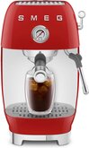 SMEG ECF03RDEU 50's Style Handmatige Espressomachine - Rood 5
