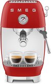SMEG ECF03RDEU 50's Style Handmatige Espressomachine - Rood 6