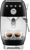 SMEG ECF03BLEU 50's Style Handmatige Espressomachine - Zwart  6