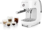 SMEG ECF03WHEU 50's Style Handmatige Espressomachine - Wit  10