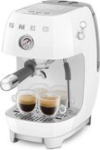 SMEG ECF03WHEU 50's Style Handmatige Espressomachine - Wit  8