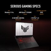 ASUS TUF Gaming A16 FA608UM‑RV014W 17