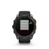 Garmin fēnix 8 – 51 mm AMOLED Slate Grey met zwarte siliconen band 2
