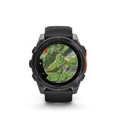 Garmin fēnix 8 – 51 mm AMOLED Slate Grey met zwarte siliconen band 4