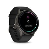 Garmin Venu 4 - 45 mm met zwarte siliconen band 5