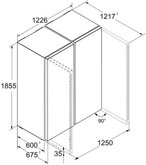 Liebherr XRFsf 5240-22 Amerikaanse Koelkast 3
