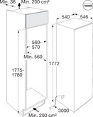 ATAG KSK8178ND Inbouw Koelkast 2