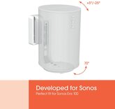 Vogel’s SWM 4021 Wandbeugel voor Sonos Era 100 Wit  6