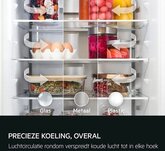 AEG OSC7C181DS 7000 NoFrost CoolAssist Inbouw Koel-vriescombinatie 6