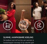 AEG OSC7C181DS 7000 NoFrost CoolAssist Inbouw Koel-vriescombinatie 7