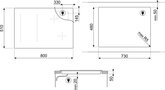 SMEG SIM3844D Inbouw Inductiekookplaat  2