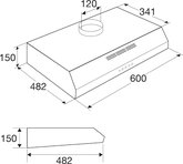 ETNA AO461ZT Onderbouw Afzuigkap 2