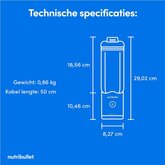 NutriBullet Flex Portable Blender - Blauw 8