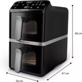 Philips NA461/00 4000-Series Dual Stacked Airfyer  2