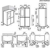AEG OM7MR601DB 6000 TwinTech Koel-vriescombinatie  6