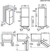 AEG ORC6M301DV 6000 TwinTech Koel-vriescombinatie 2
