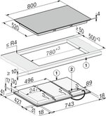 Miele KM 8685 FL MattFinish Inbouw Inductiekookplaat  2