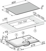 Miele KM 8484 FL Inbouw Inductiekookplaat  2
