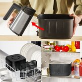 Tefal EY572D Easy Fry Smart & Silence Airfryer XL  9