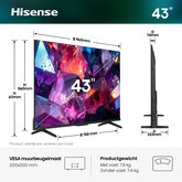 Hisense 43E79S PRO QLED 4K TV (2026) 3
